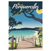 Poster vintage porquerolles