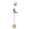 Tulipe avec oiseau