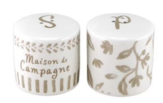Set poivre et sel maison de campagne