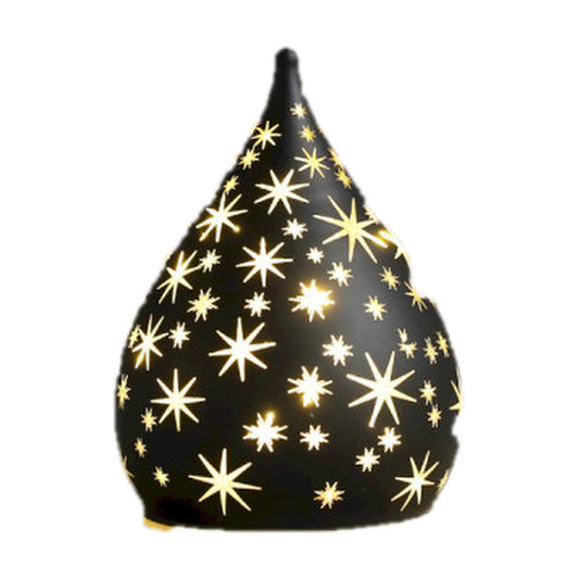 Goutte lumineuse LED étoilée MM - Noir