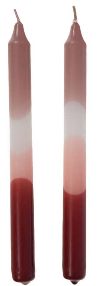 Set de 2 bougies flambeaux - cocon