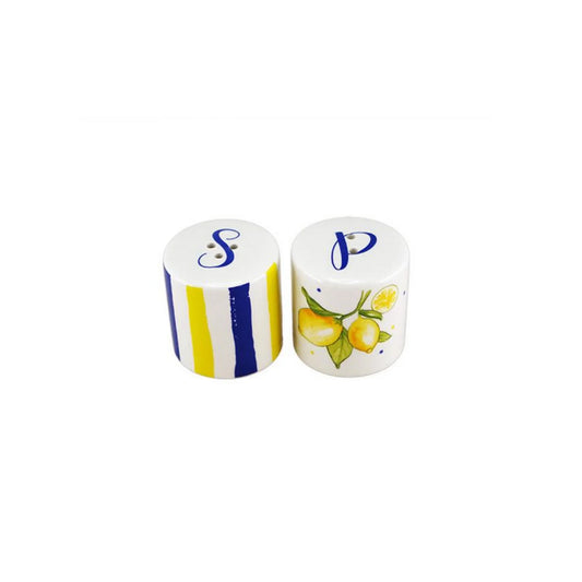 Set poivre et sel - Jaune et Bleu