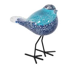 Sulfure oiseau sur pied - Bleu