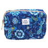 Trousse matelassée paons GM - Bleu
