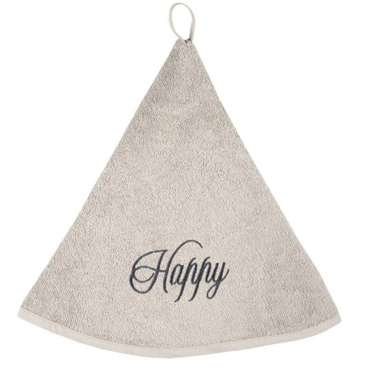 Essuie mains Happy - Beige