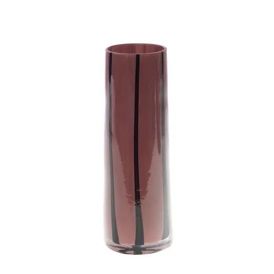 Vase cylindrique GM - prune