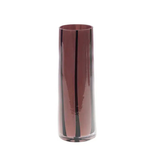 Vase cylindrique GM - prune