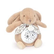 Veilleuse musicale lapin beige