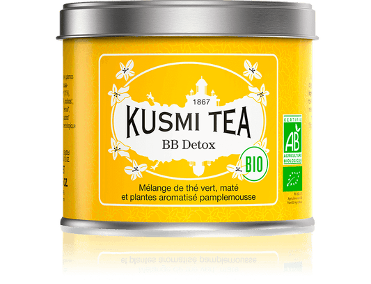 BB Detox thé vert bio, maté bio, pamplemousse boîte 100 g