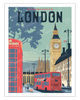 Poster vintage londres 