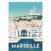 Poster vintage marseille 