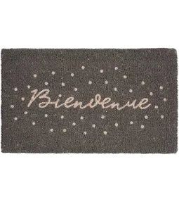 Paillasson bienvenue forme demi-lune