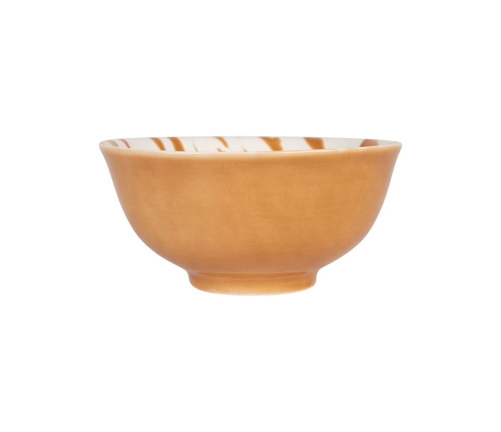 Bol jungle PM - Camel et blanc