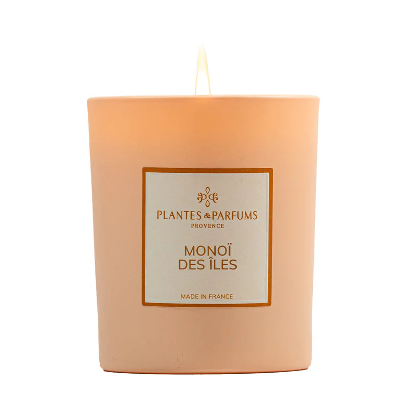 Bougie végétale monoï des iles 180gr