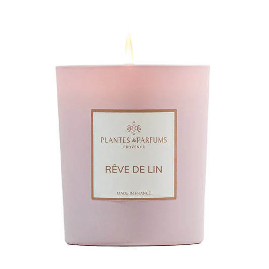 Bougie végétale reve de lin 180gr