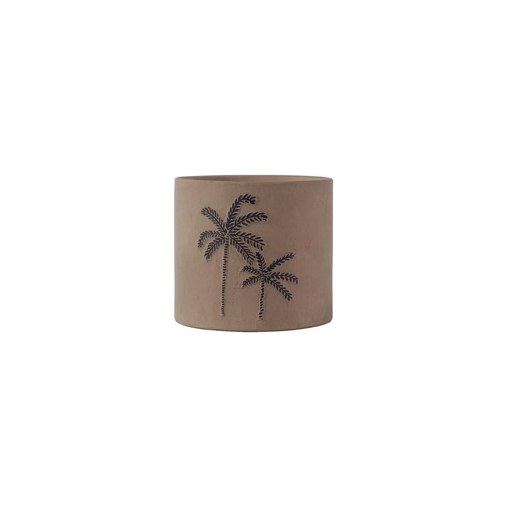 Cache pot Palmier PM - Sable