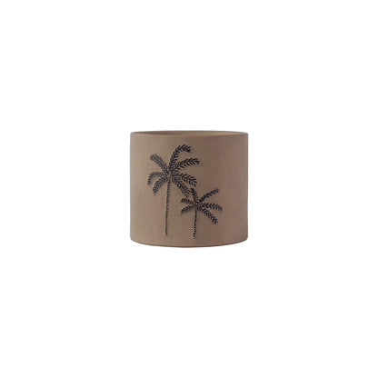 Cache pot Palmier PM - Sable