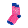Chaussettes Maman chérie - Rose et bleu