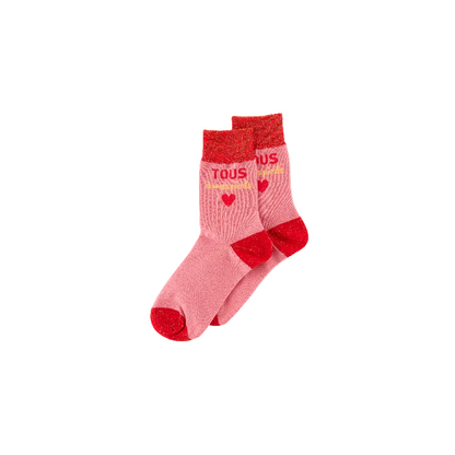 Chaussettes Sublime de la tête aux pieds - Violet et rose