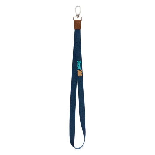 Cordon porte-clés Formi'Dad - Bleu nuit et orange