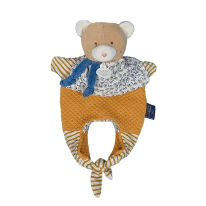 Doudou panda 3 en 1 - Bleu et blanc