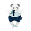 Doudou panda 3 en 1 - Bleu et blanc