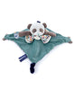 Doudou marionnette panda - Bleu vert