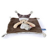 Doudou plat ourson - Marron
