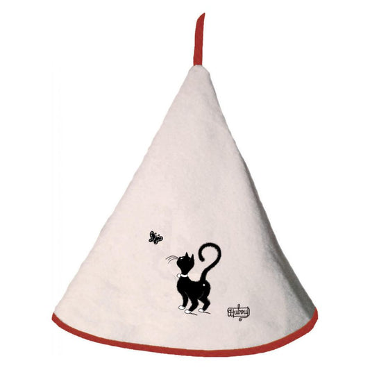 Essuie mains chat papillon - Ivoire