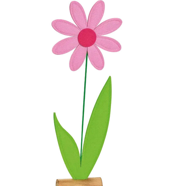 Fleur feutrine - Rose