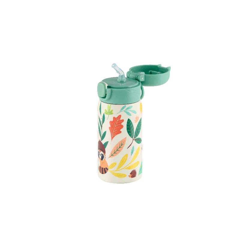 Gourde isotherme enfant - Crème et vert