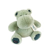 Peluche hippo vert amande 25cm
