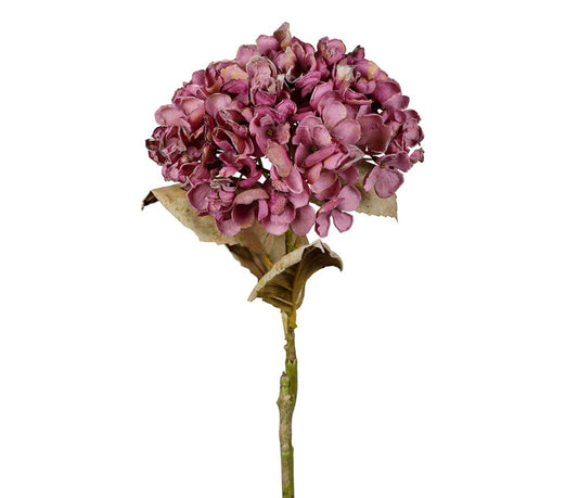 Fleur hortensia artificielle - Violet