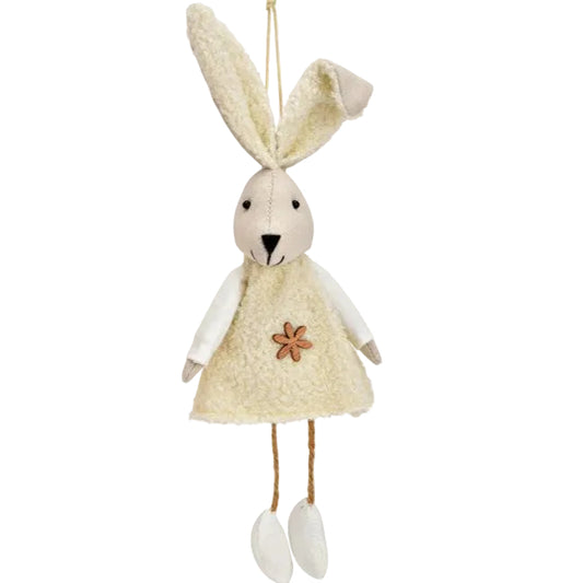 Suspension lapin - Crème