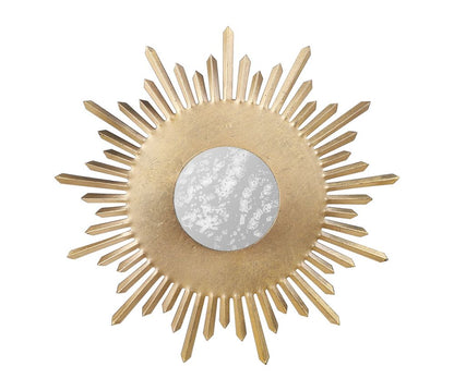 Miroir décoratif soleil MM - Doré