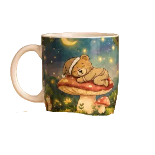 Mug illustré ourson - Multicolore