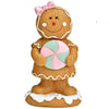 Figurine pain d'épice Madame - Marron et rose