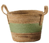 Panier - naturel et vert