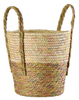 Panier GM - Naturel et surpiqures multico
