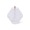 Lampe à huile double pyramides GM - Transparent