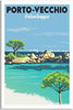 Poster vintage porto-vecchio