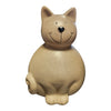 Figurine chat rond - Beige