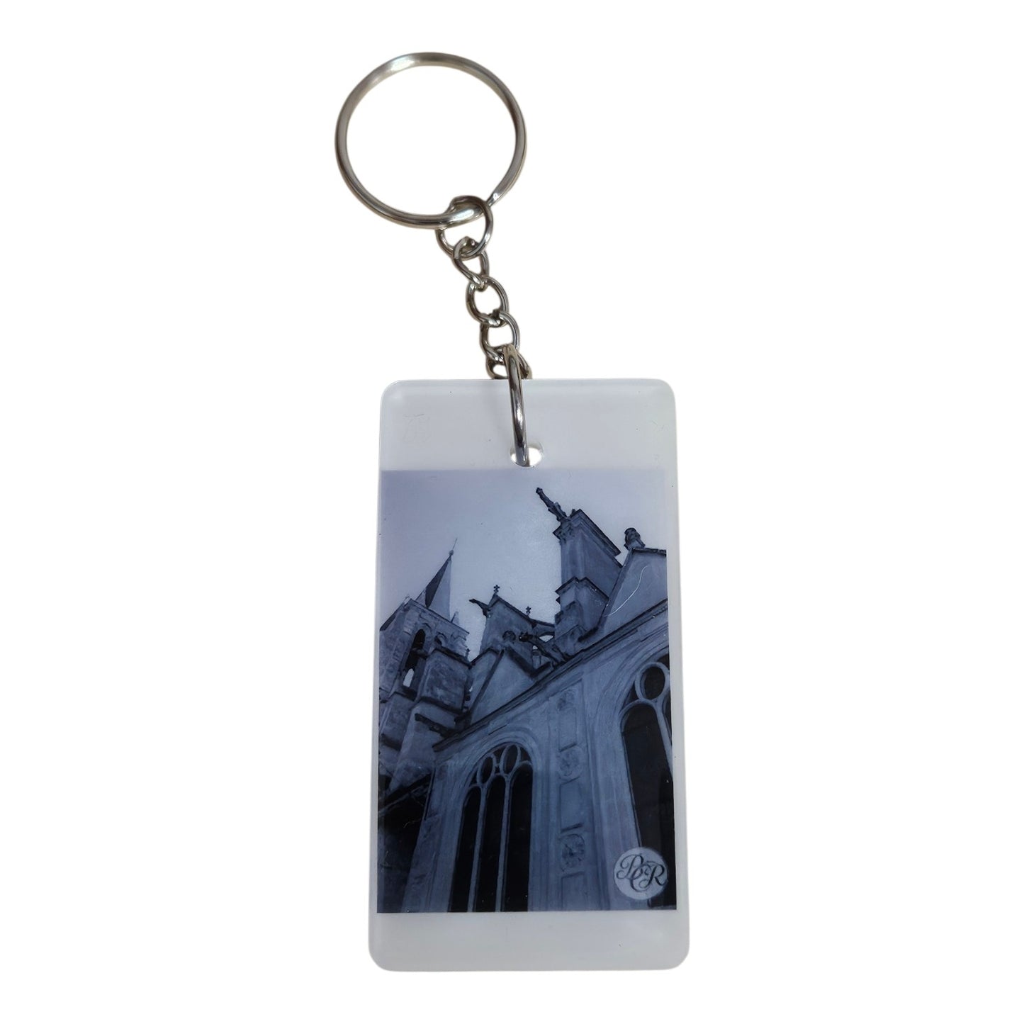 Porte clés L'église GM - Noir et Blanc