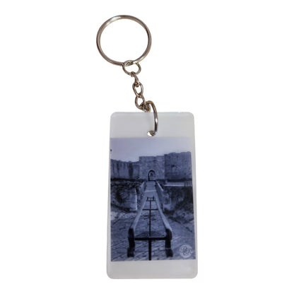 Porte clés Le Château GM - Noir et blanc