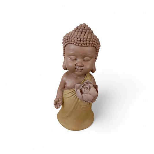 Bouddha mignon jaune GM