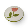 Sous verre fleur vintage - Rose