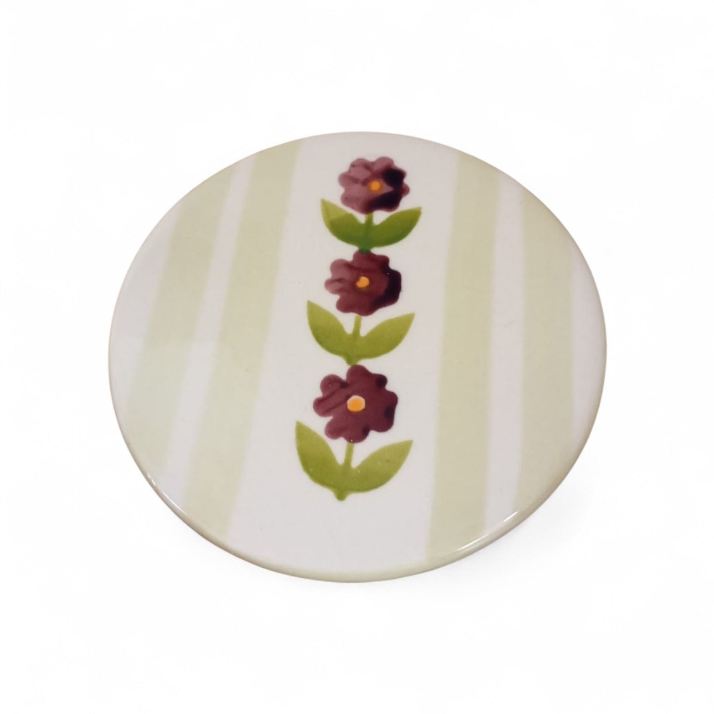 Sous verre fleur vintage - Violet