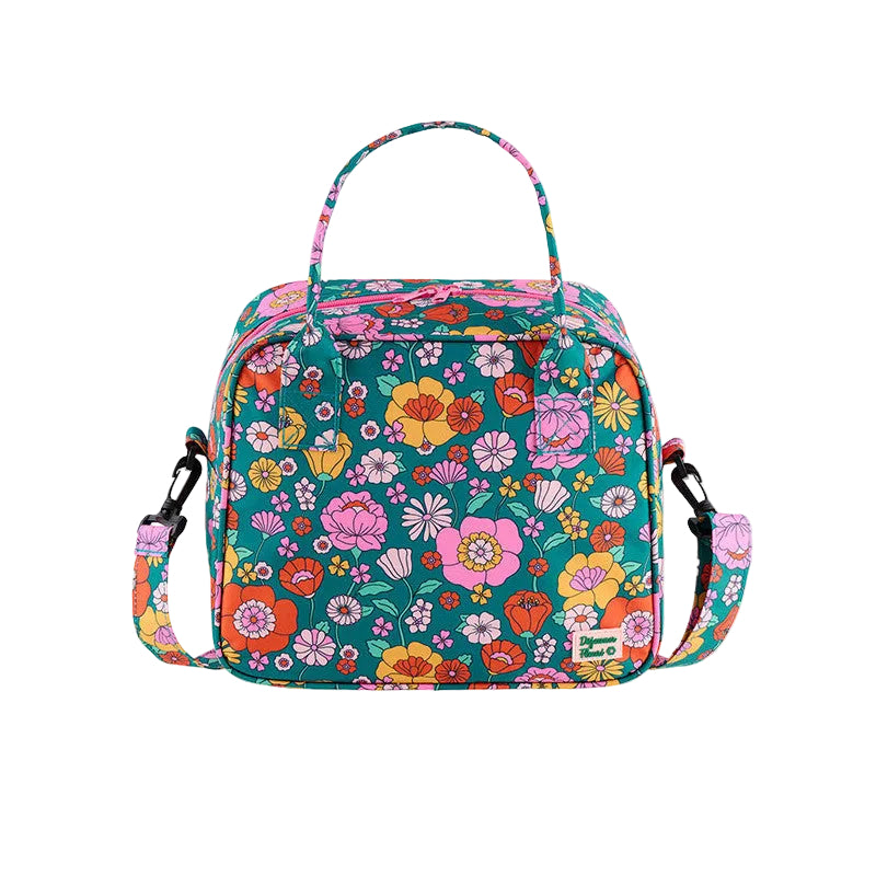 Sac isotherme fleuri - Vert multicolore