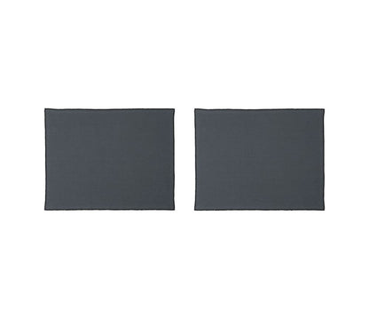 Sets de table x2 - Gris foncé