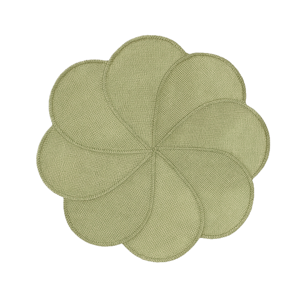Set de table fleur - Vert